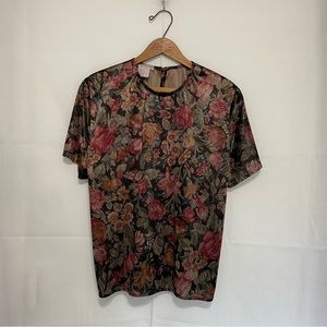 Vintage S Dina Ariel Blouse | Autumn Floral with Paisley Shimmer